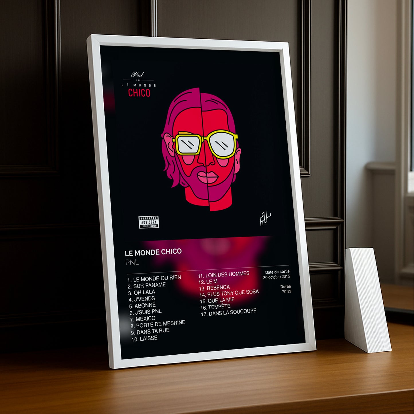 Cadre photo Album Le monde Chico PNL