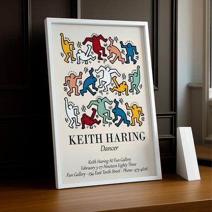 Cadre Photo Keith Haring - Dancer