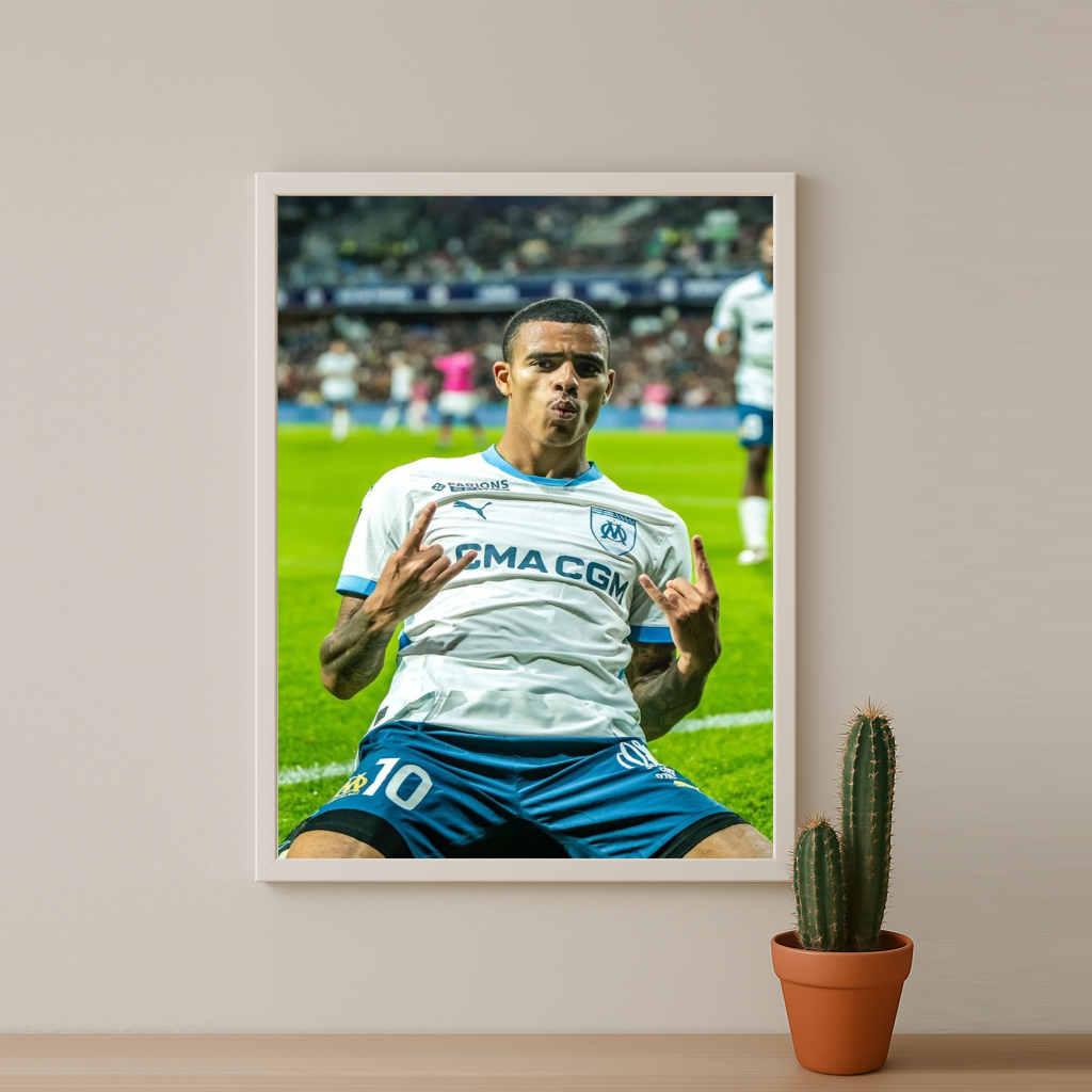 Olympique de Marseille Greenwood - Poster