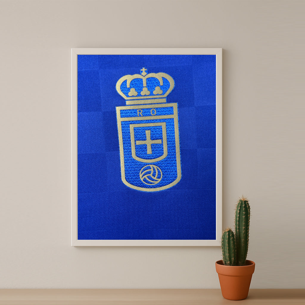 Cadre photo - Maillot Real Oviedo 25-26