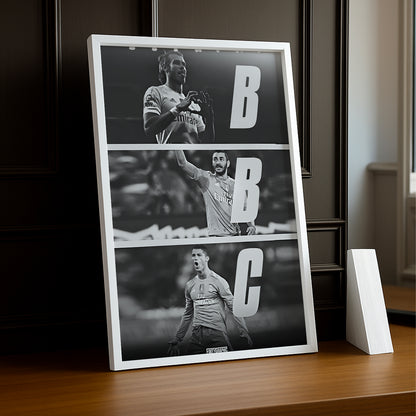 Cadre photo de Benzema, Bale, Cristiano