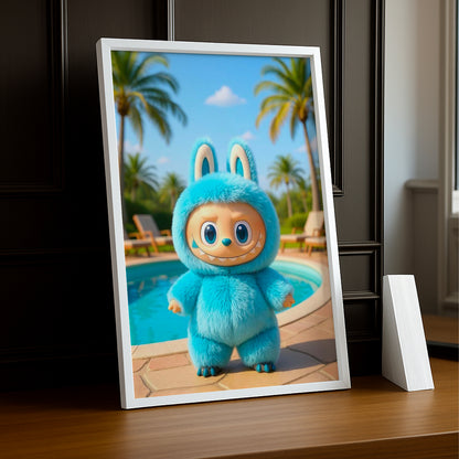 Poster Labubu - Piscine