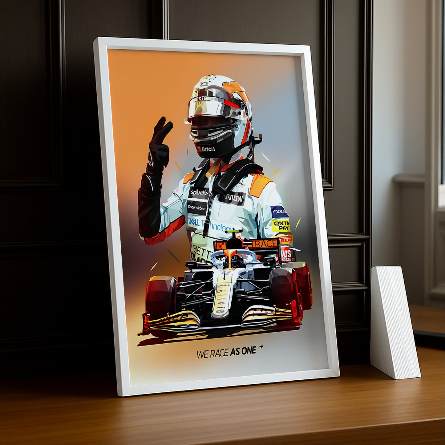 Cadre photo Formule 1 We race as one