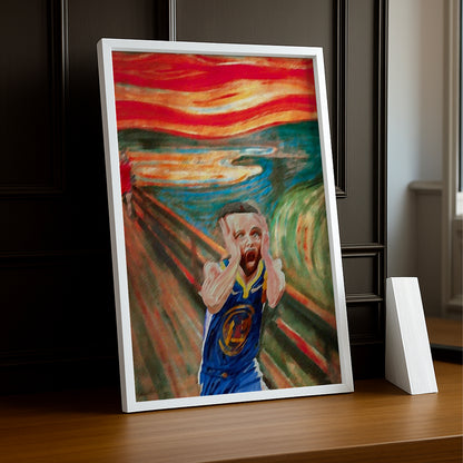 Cadre photo NBA - Curry Funny