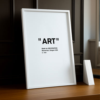 Cadre photo Off-White "Art"