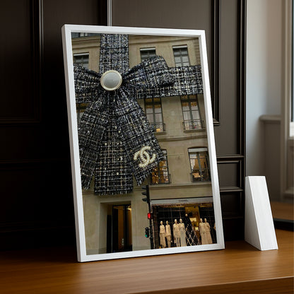 Poster Photo Chanel - Devanture Xmas