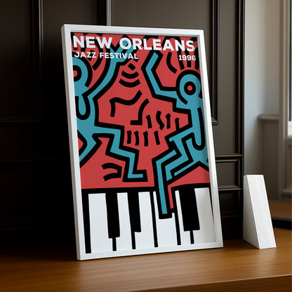 Cadre photo Keith Haring