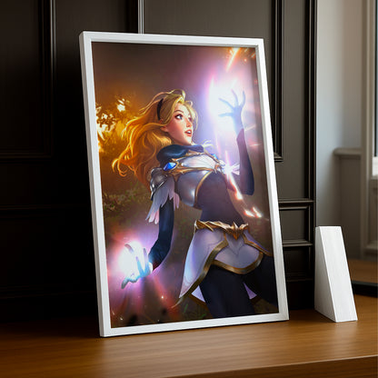 Cadre Photo League of Legends - Lux