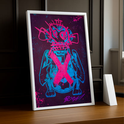 Cadre photo Monkey Graffiti Arcane