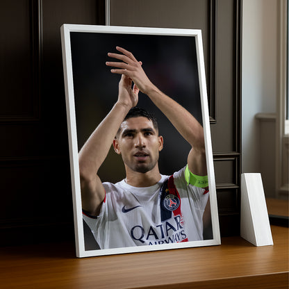 Poster encadrée Paris Saint-Germain - Achraf Hakimi PSG