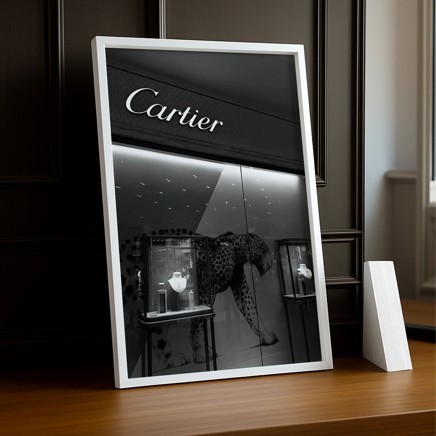 Cadre photo Cartier - Vitrine Panthère