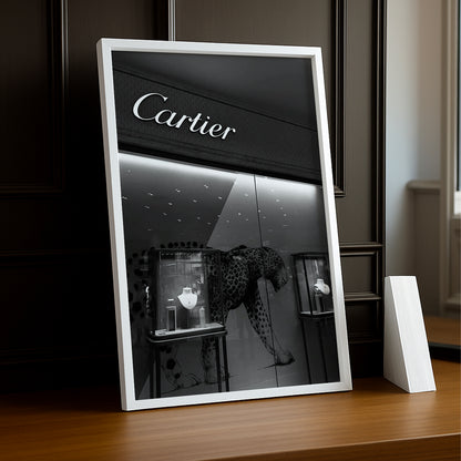 Cadre photo Cartier - Vitrine Panthère