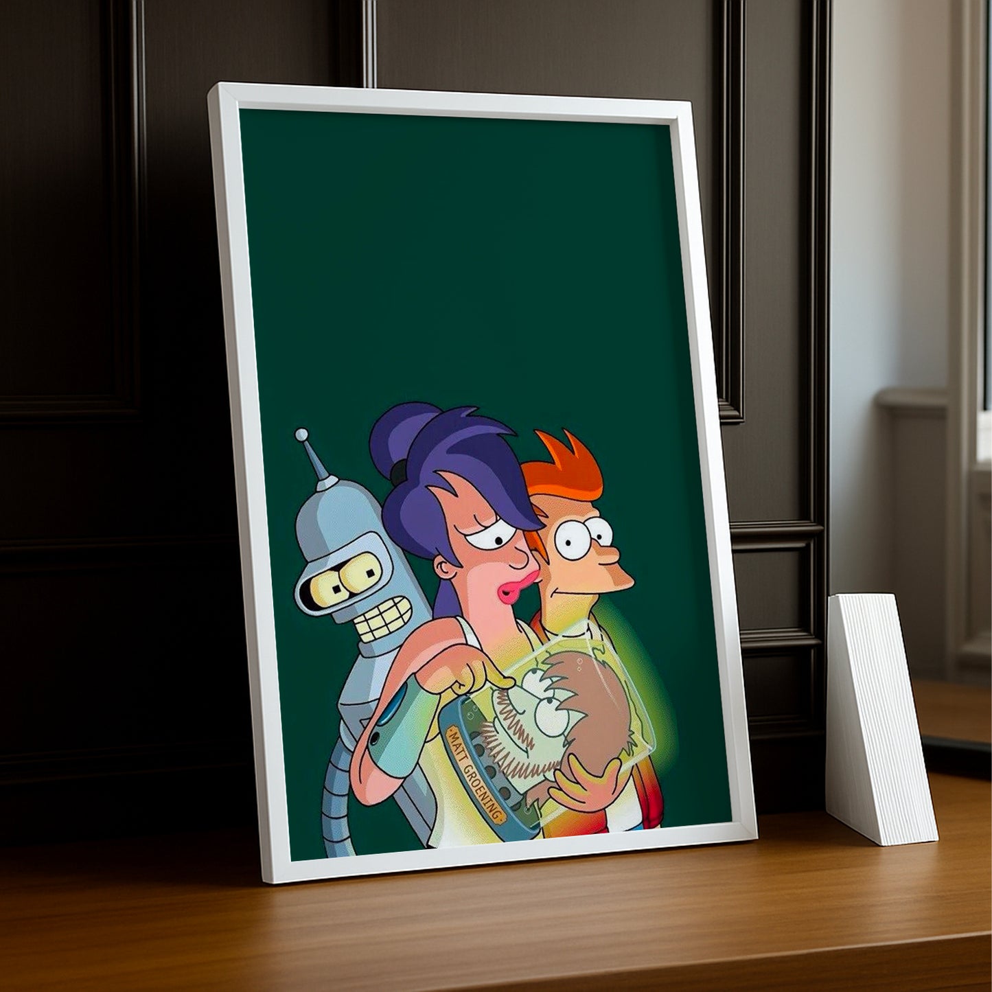 Cadre Photo Futurama - Leela, Bender et Philip