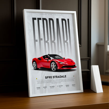 Cadre photo Ferrari SF90 Stradale