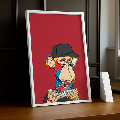 Cadre photo Bayc Ape Balenciaga Triple S