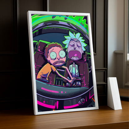 Cadre photo de Rick et Morty