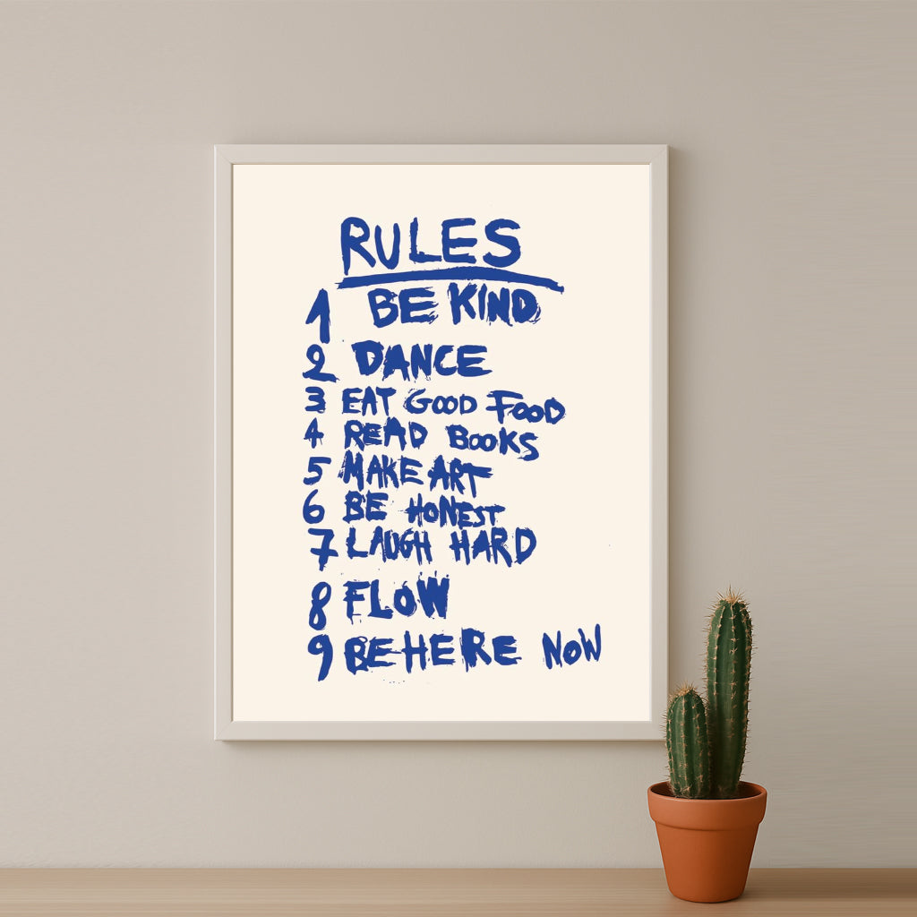 Cadre photo Citation - Rules