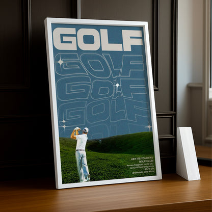 Poster Photo Golf - Aesthetic