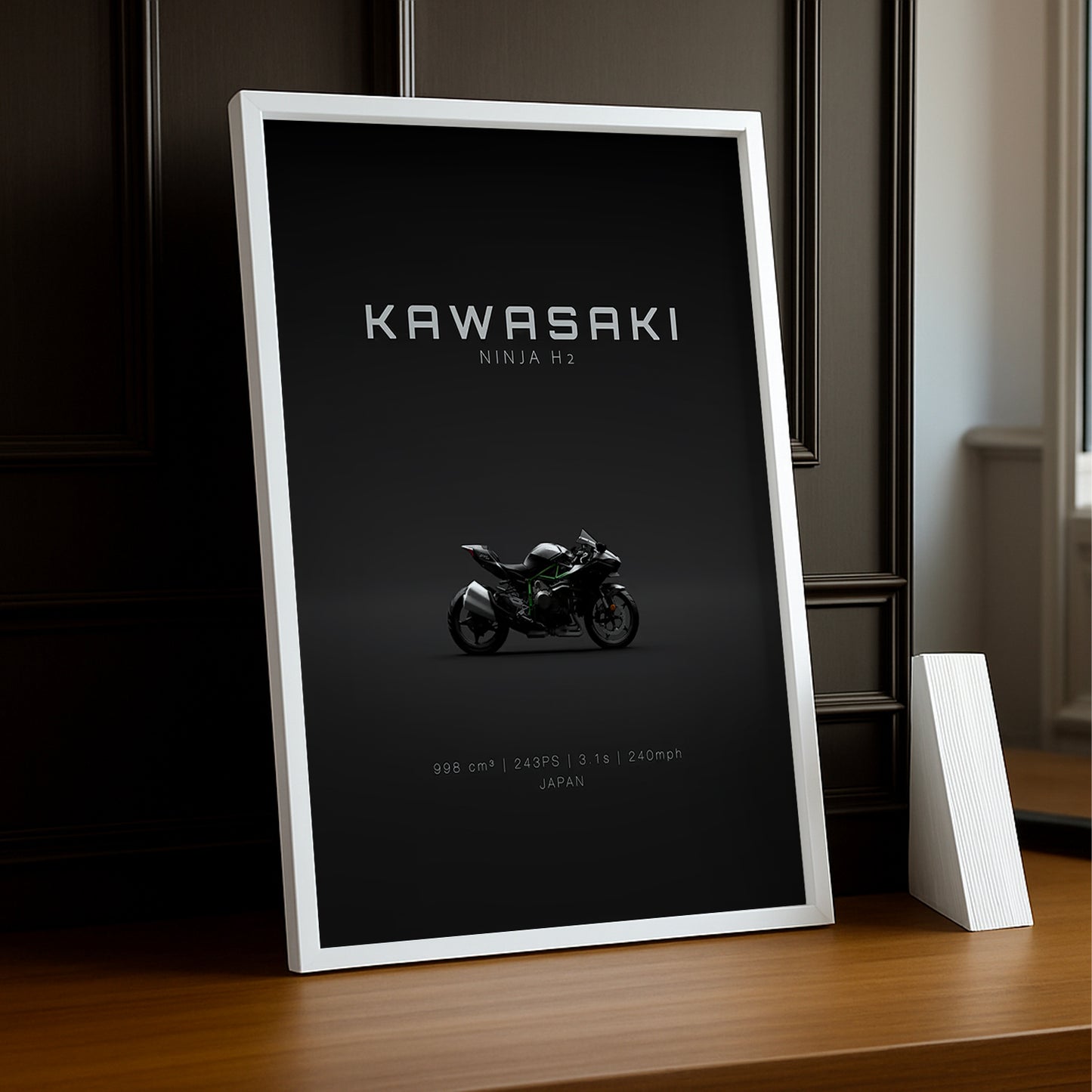 Cadre Photo Moto - Kawasaki Ninja H2
