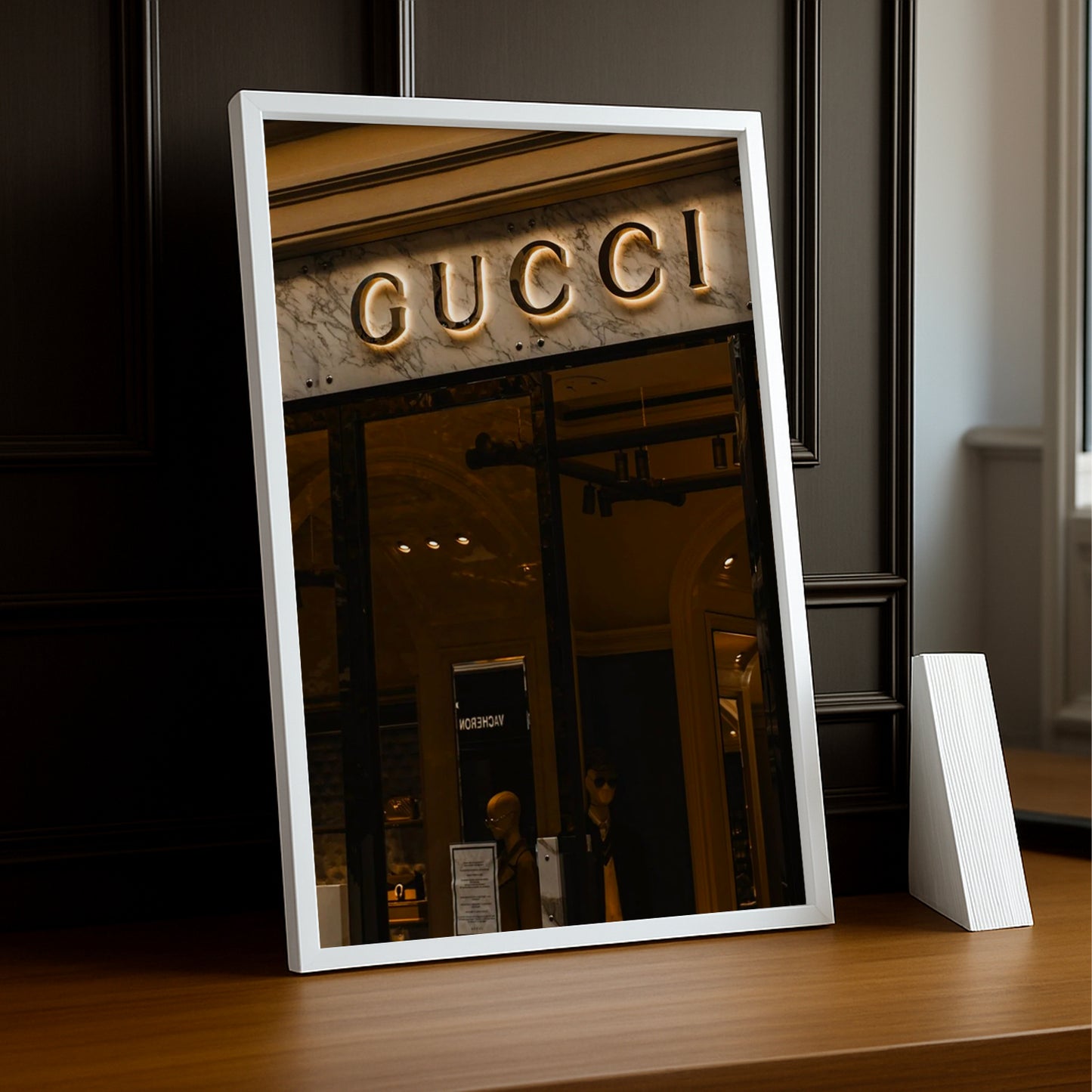 Cadre Photo Gucci - Devanture Gold