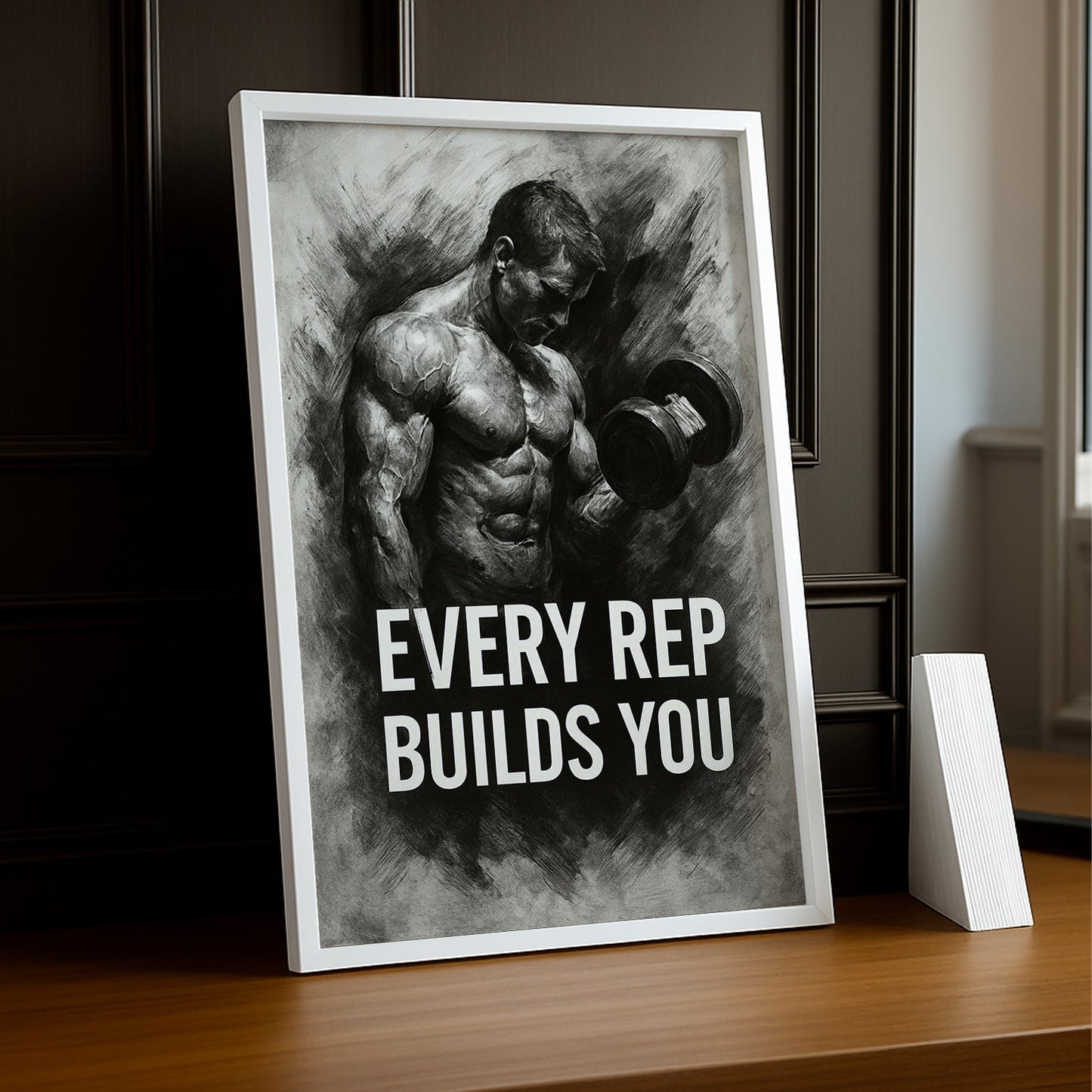 Cadre Photo Musculation - Every Rep Builds You