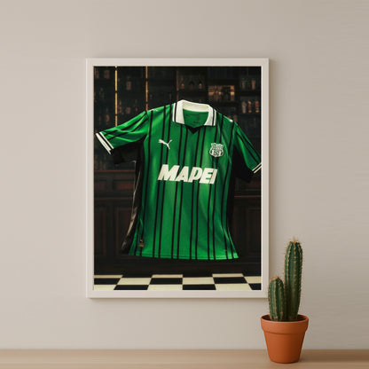 Poster Maillot Football - Sassuolo Kit 25-26