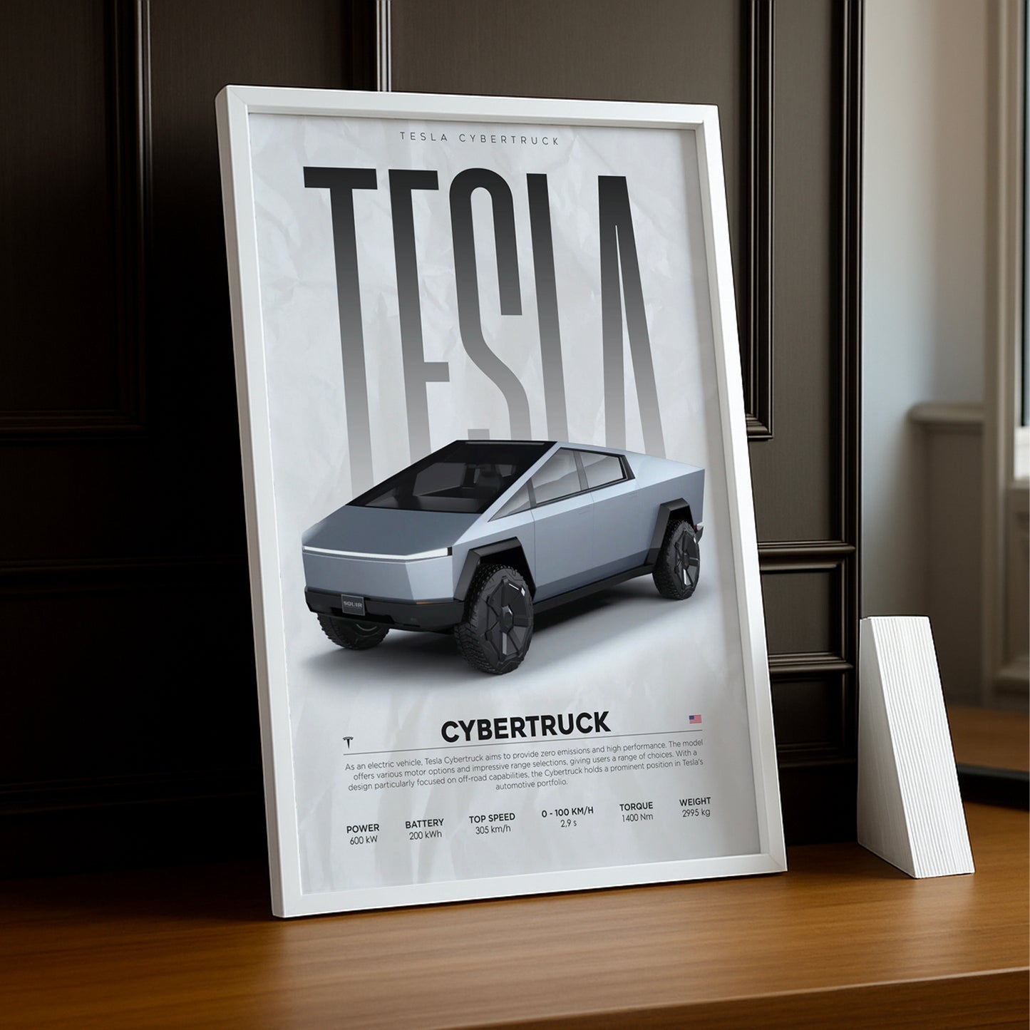 Cadre photo Tesla Cybertruck