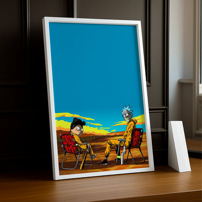 Cadre photo de Rick et Morty