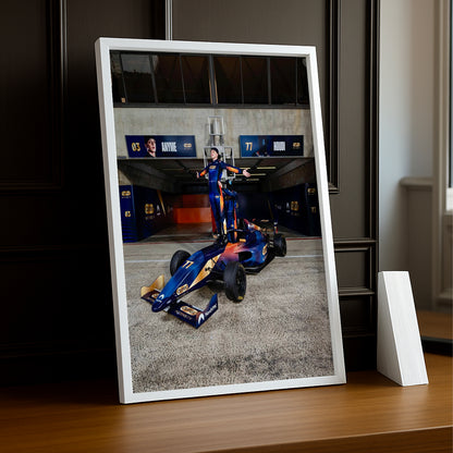 Poster encadrée GP Explorer - Écurie Anyme x Houdi