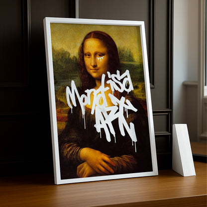 Cadre Photo Mona Lisa - Graffiti