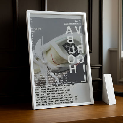 Cadre photo Nike x Off-White