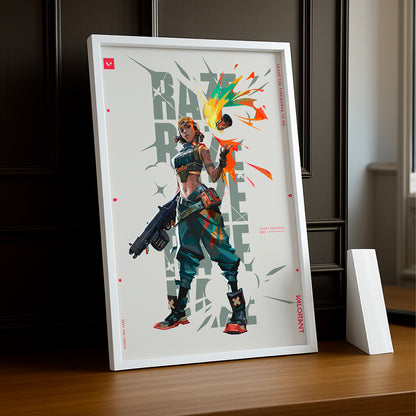 Cadre Photo Valorant - Raze
