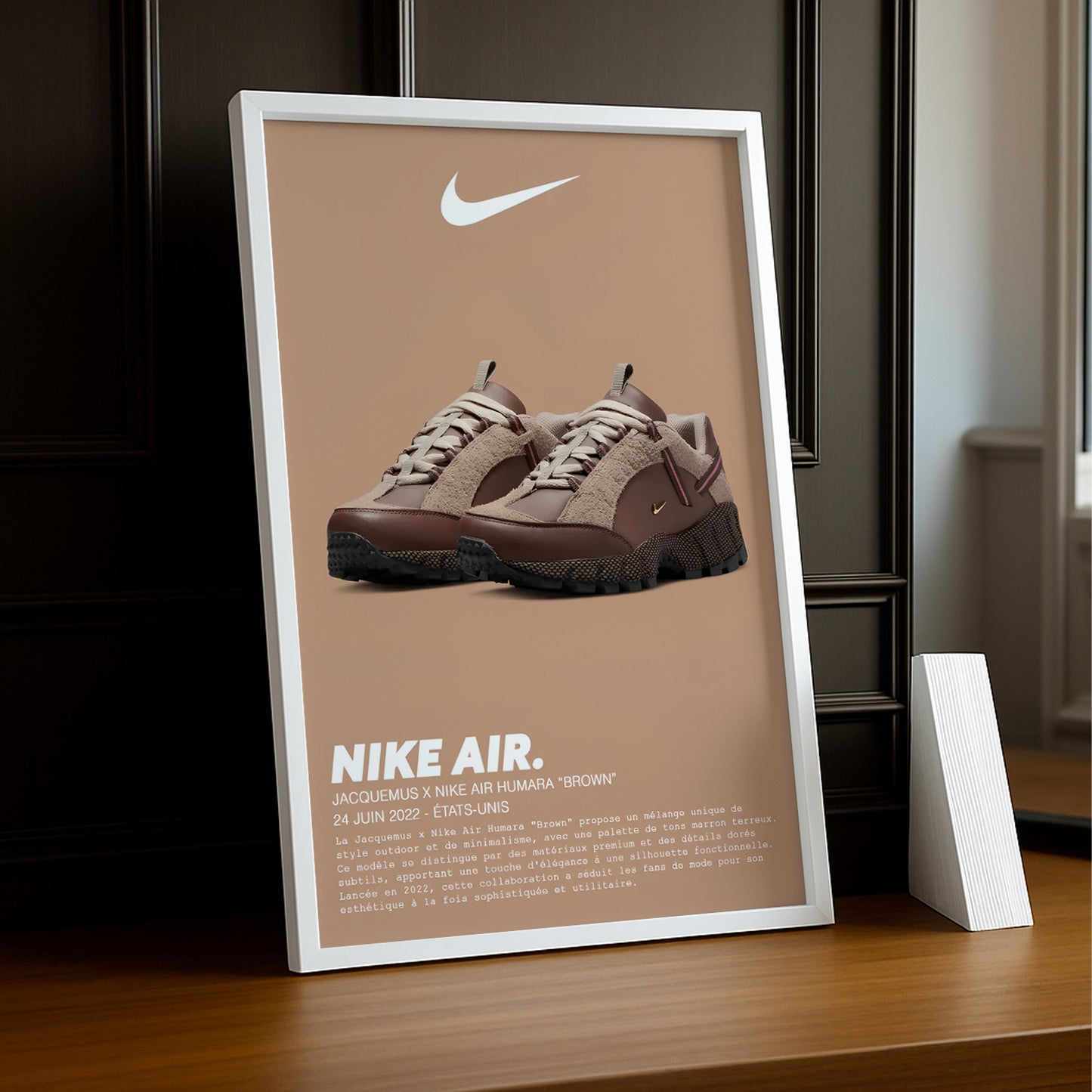 Jacquemus x Nike Air Humara Brauner Fotorahmen 