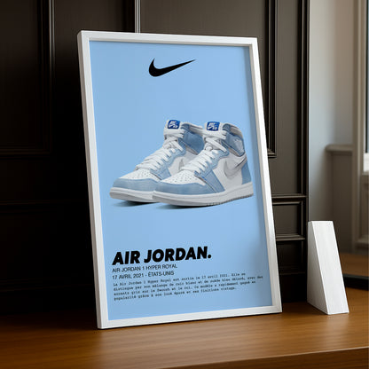 Air Jordan 1 High Hyper Royal Fotorahmen 