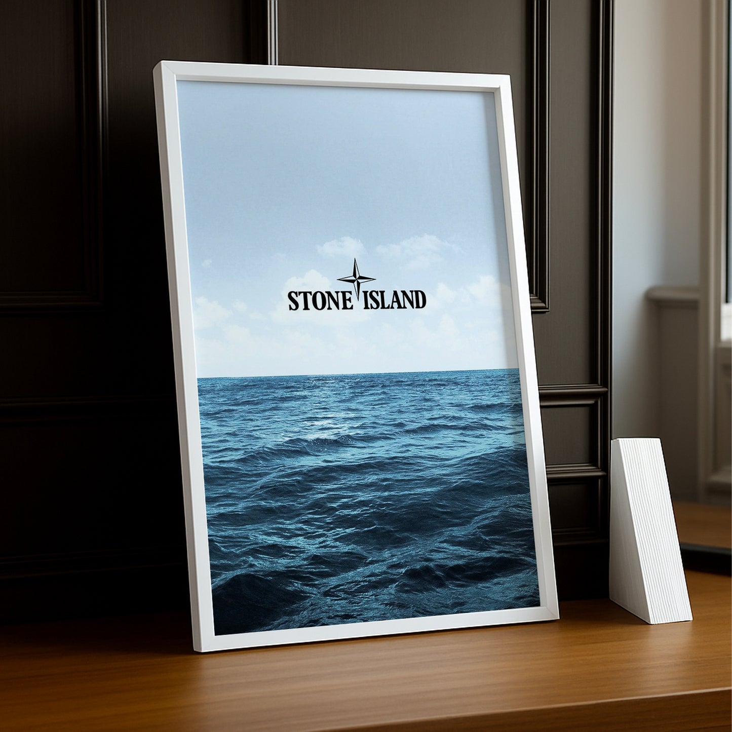 Cadre photo Stone Island vagues