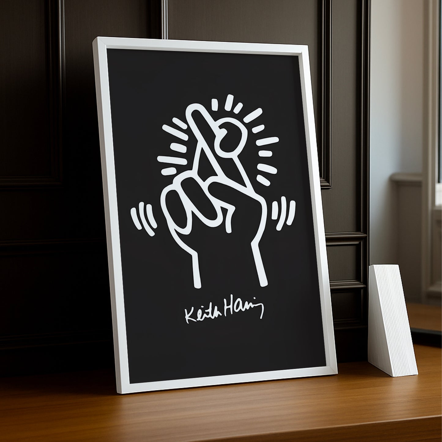 Cadre photo Keith Haring