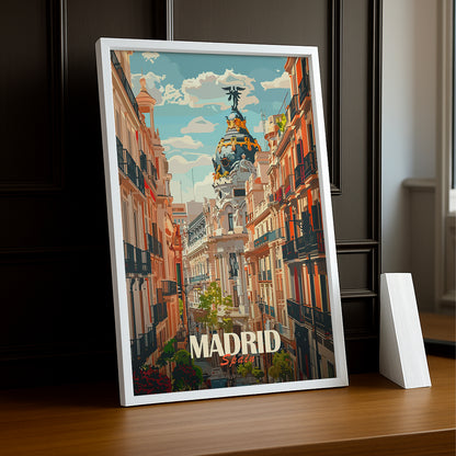 Cadre photo Madrid Spain