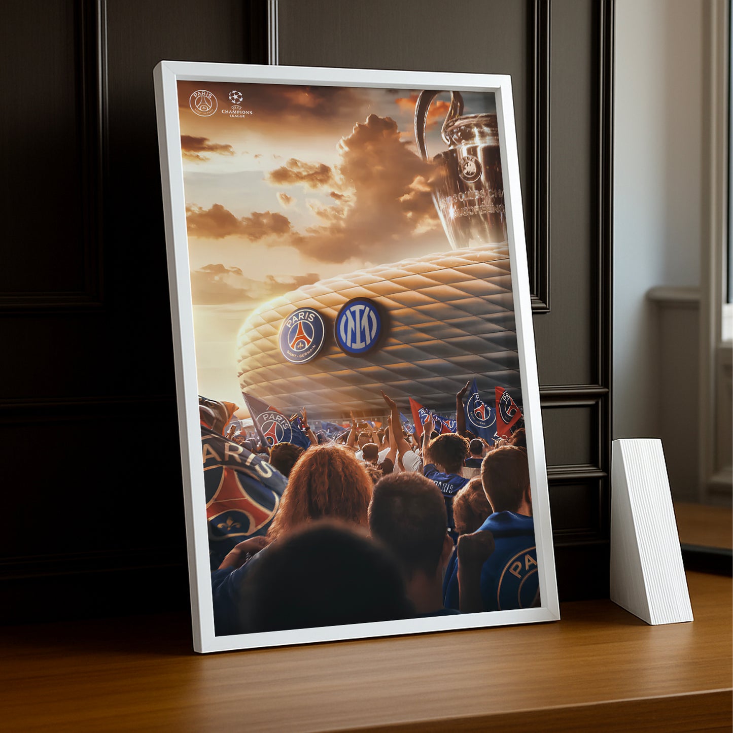 Cadre photo Paris Saint-Germain vs Inter Milan