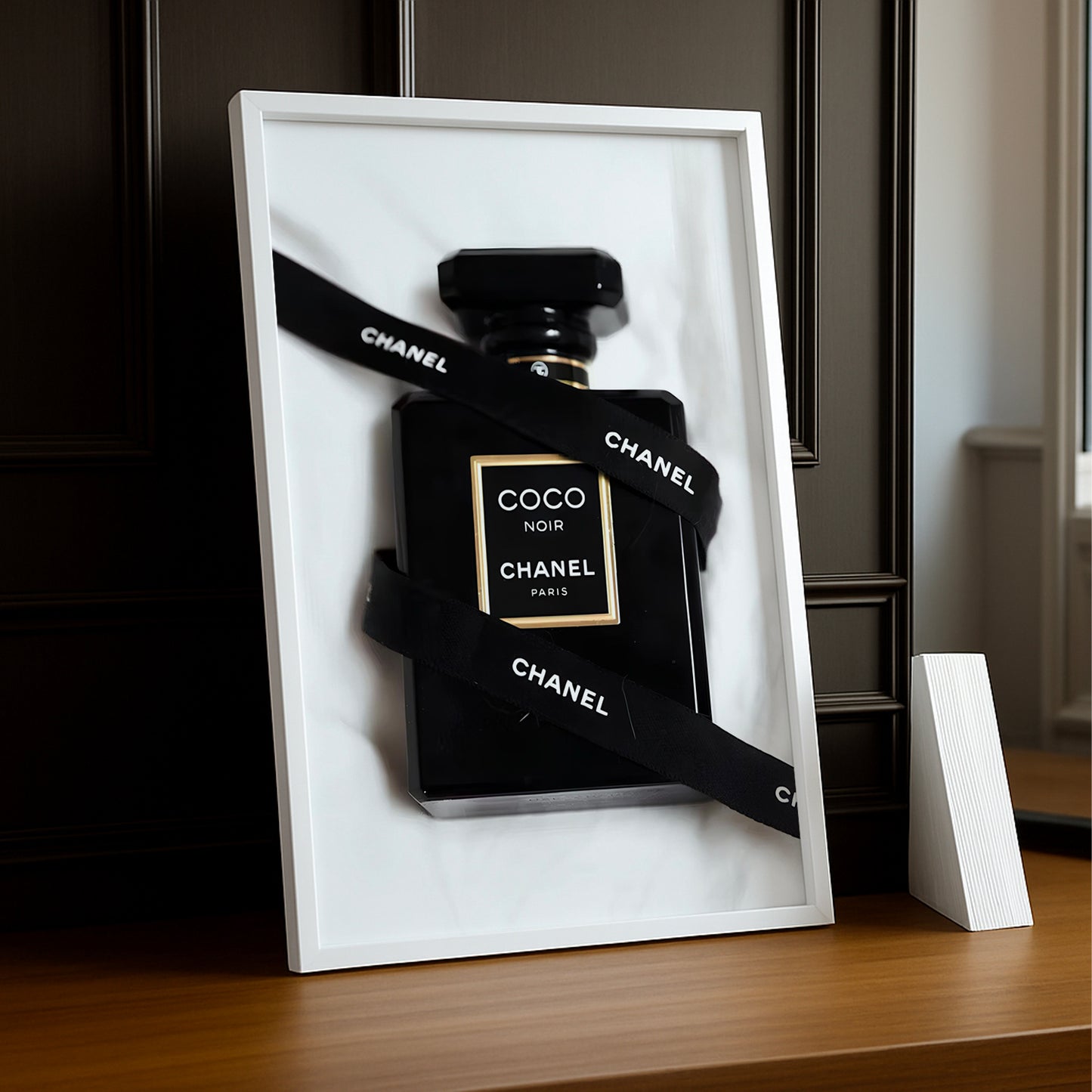 Poster Photo Chanel - Coco Noir Ruban