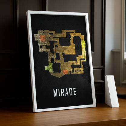 Cadre Photo Counter Strike - Map Mirage