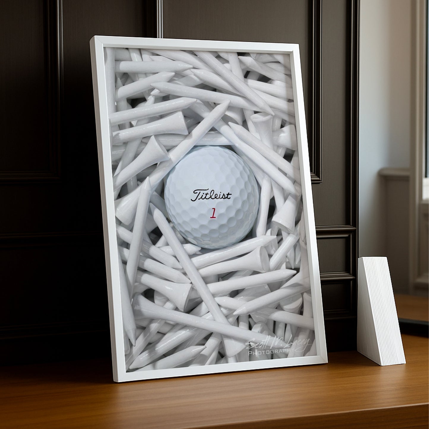 Cadre Photo Golf - Titleist White