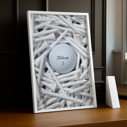 Cadre Photo Golf - Titleist White