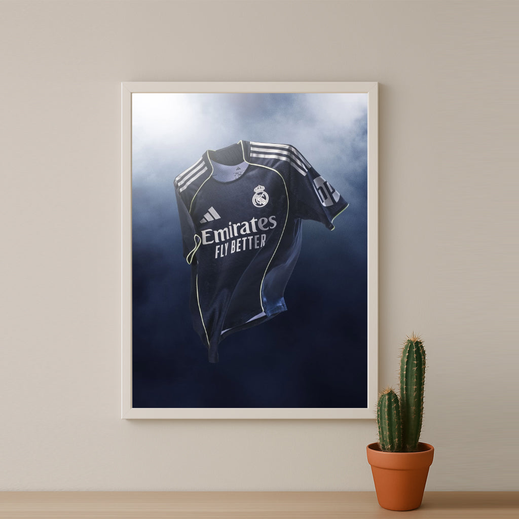Cadre photo - Maillot Real Madrid Extérieur 25-26