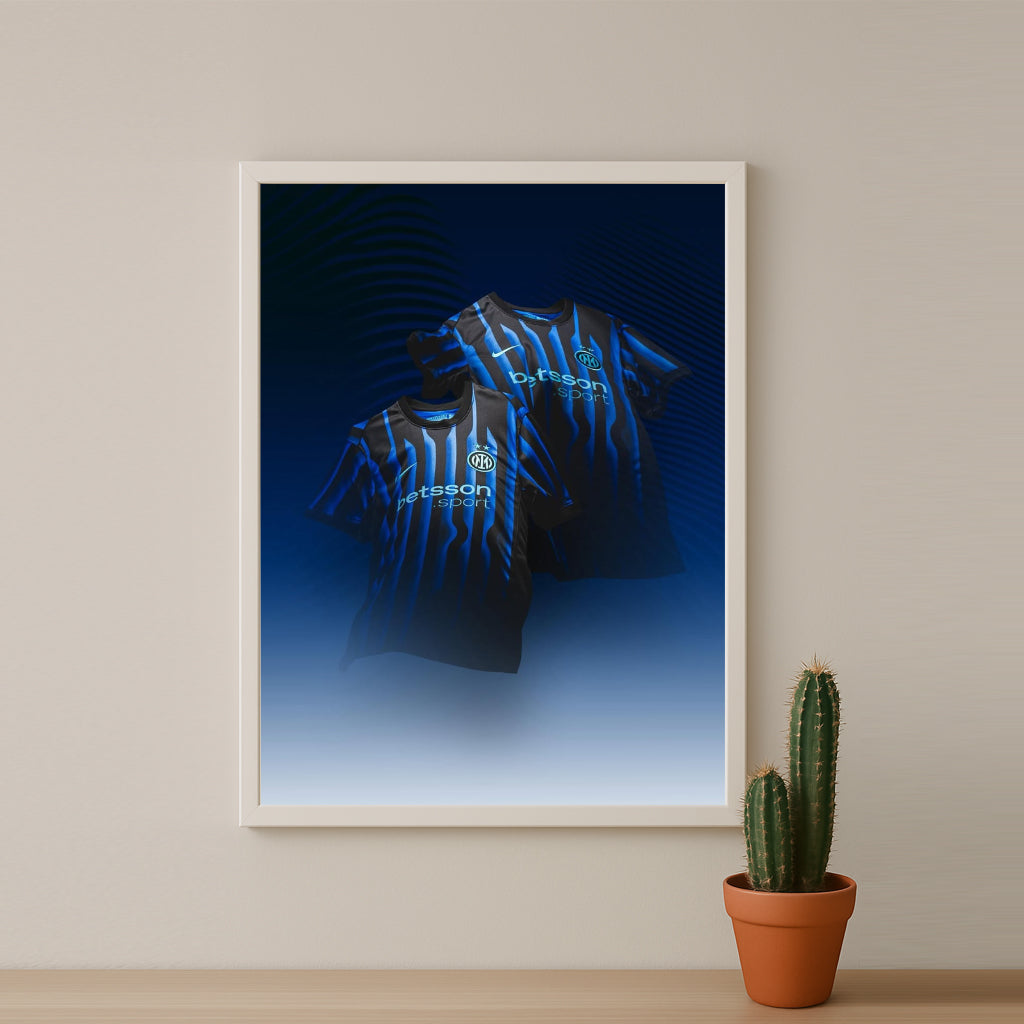 Poster Maillot Football - Inter Milan Kit 25-26