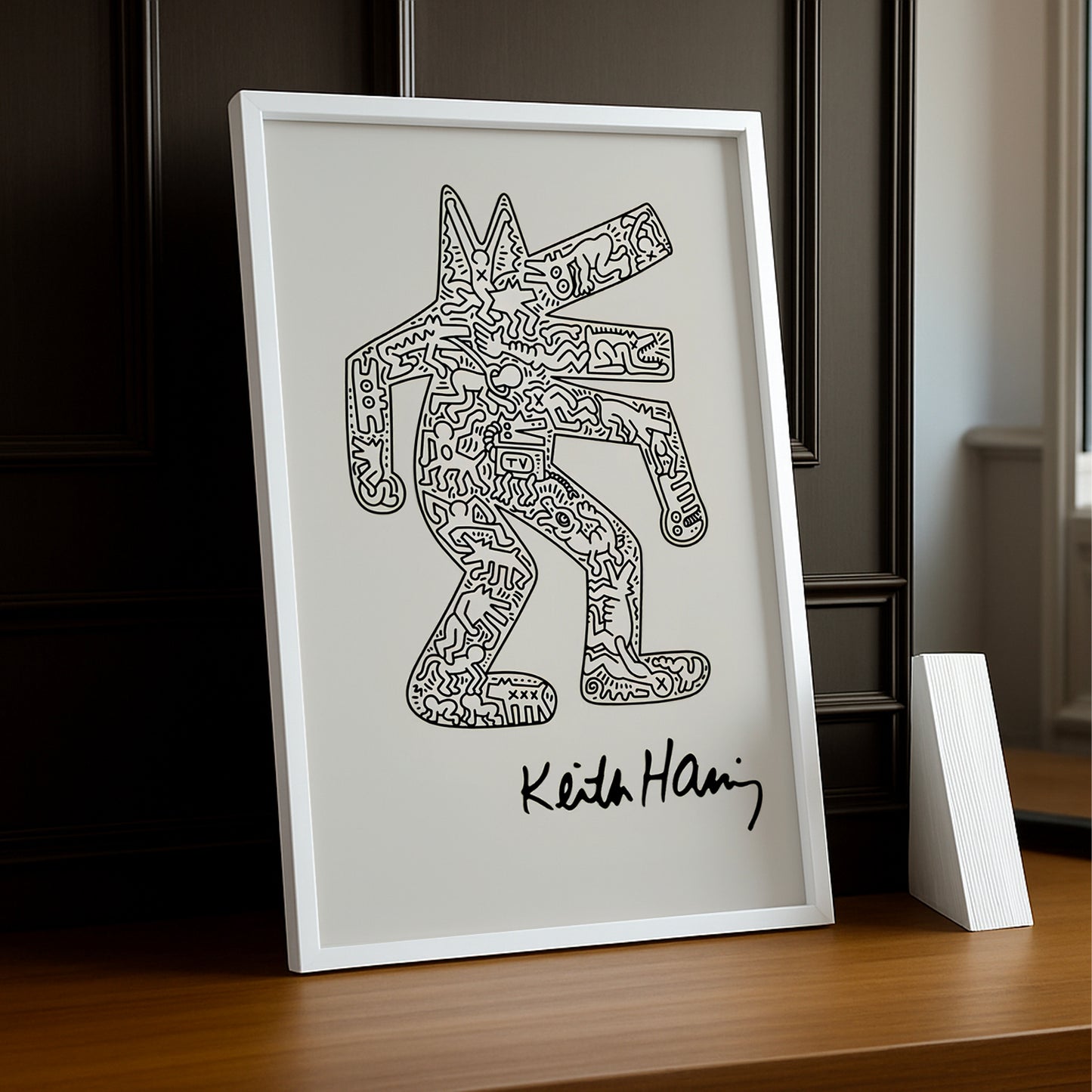 Cadre photo Keith Haring