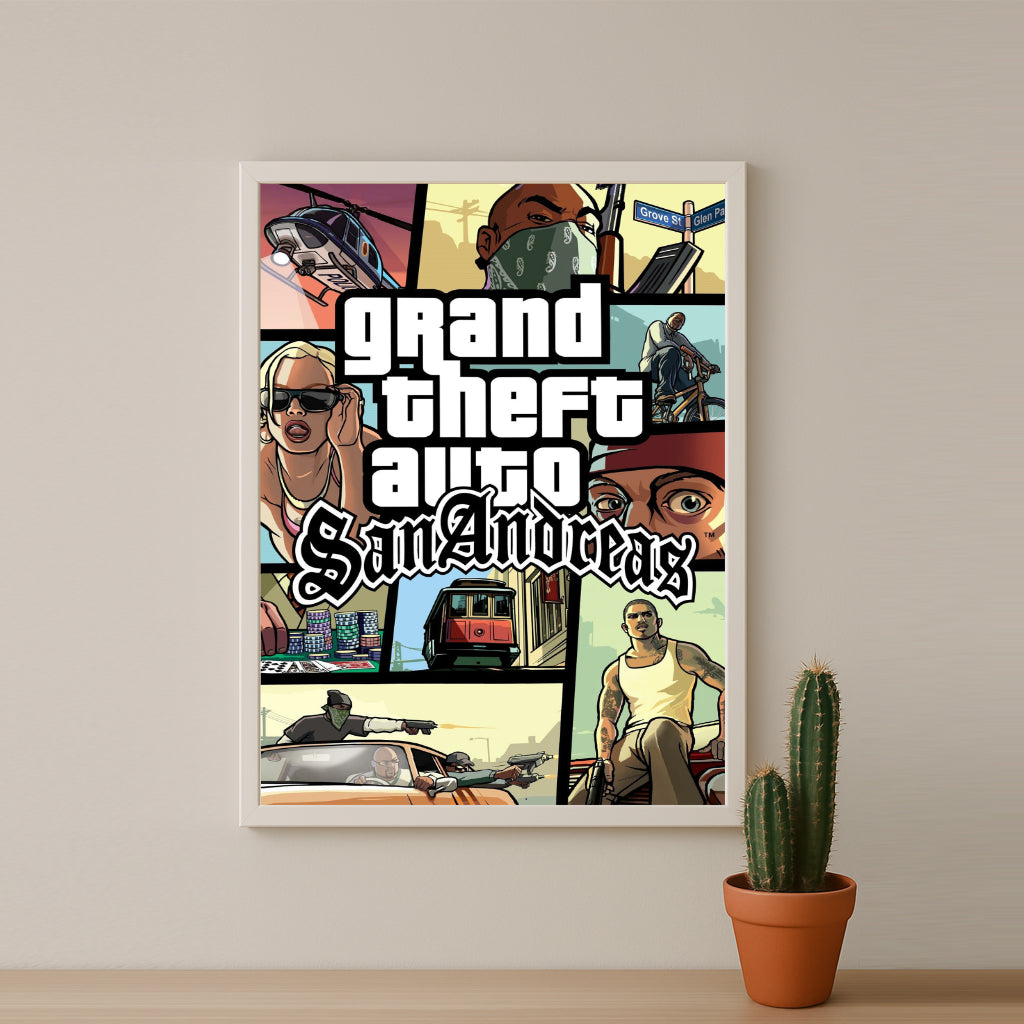 Poster Grand Theft Auto - San Andreas