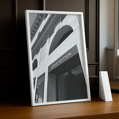 Cadre photo Louis Vuitton devanture Paris