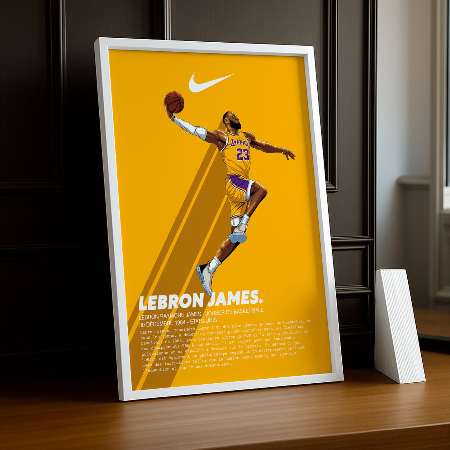 Cadre photo Lebron James NBA