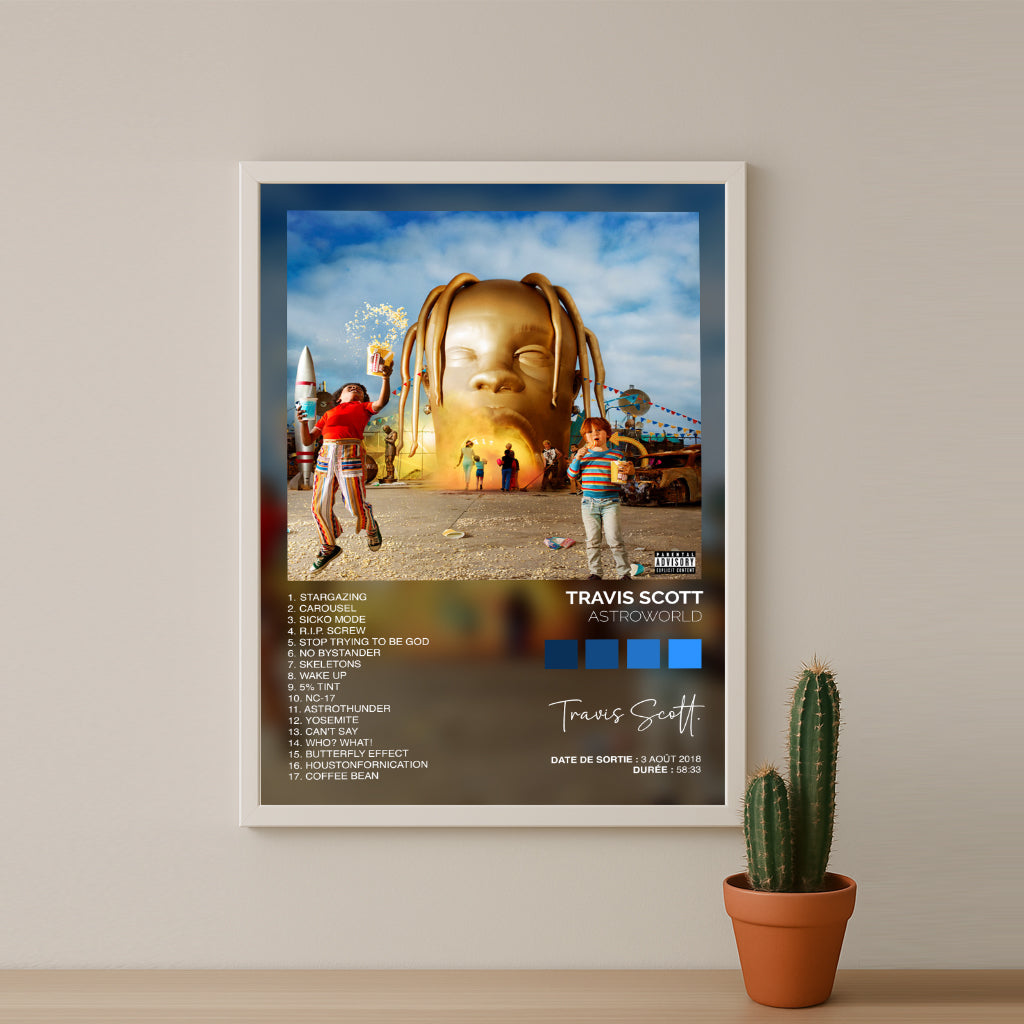 Poster Travis Scott - Album Astroworld