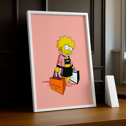 Cadre Photo Les Simpsons - Lisa Simpson Luxury Bag